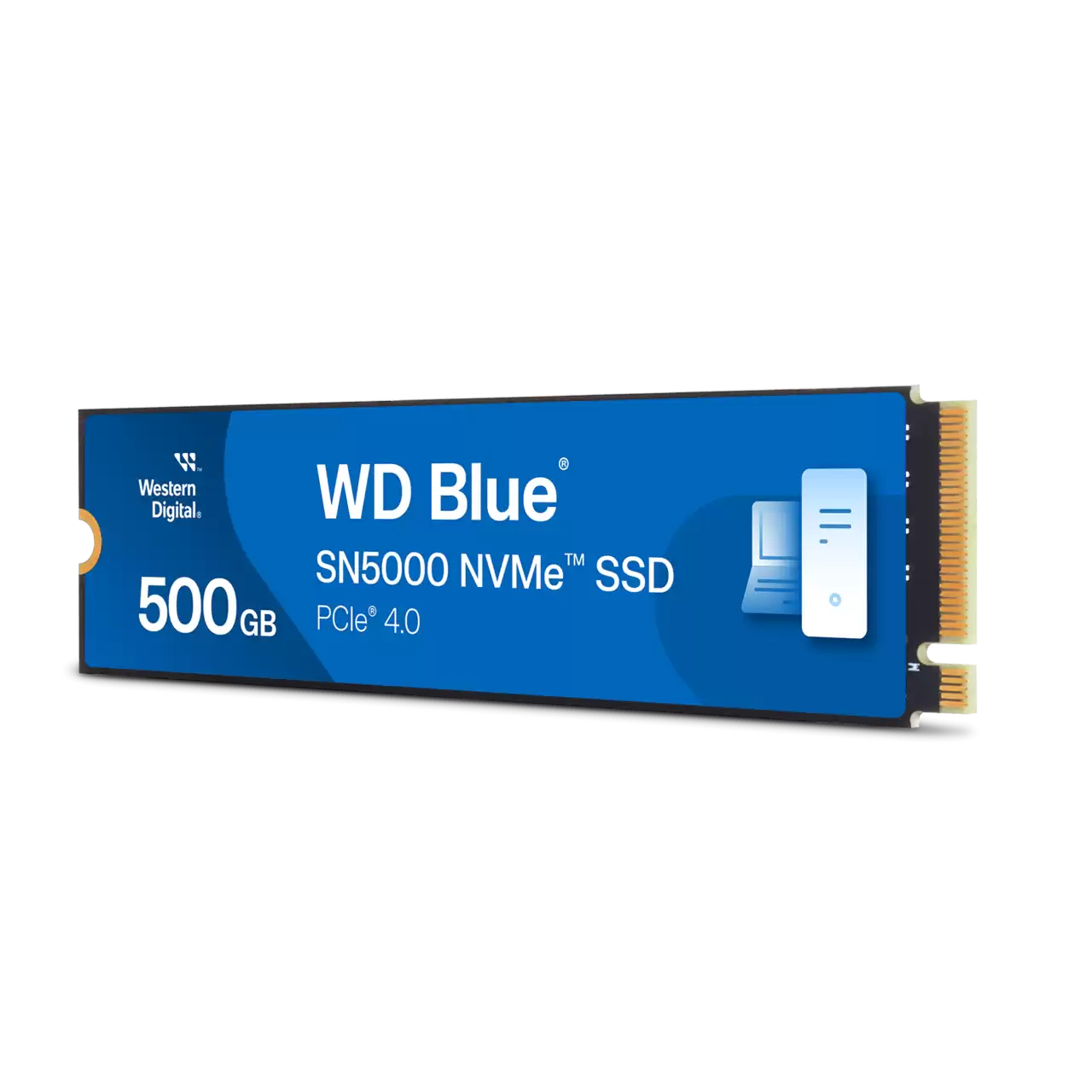 Western Digital Blue SN5000 500GB M.2 NVMe Gen4 5000MB/s Internal SSD Western