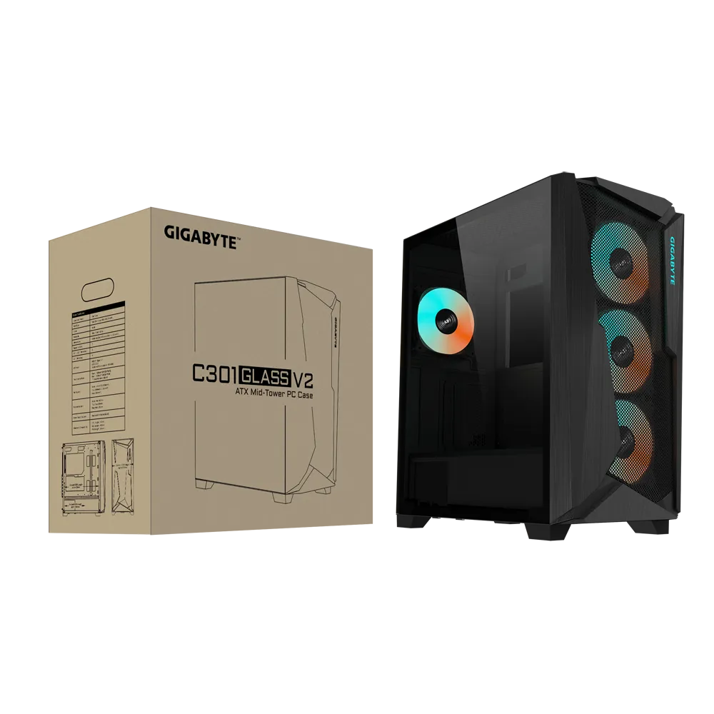 Gigabyte C301 Glass V2 ARGB (Black) image 6
