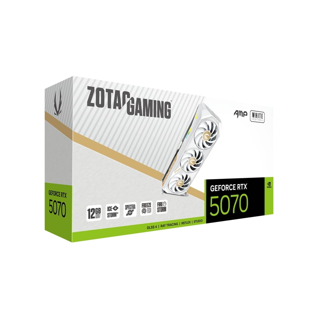 Zotac RTX 5070 AMP White Edition 12GB GDDR7 (WHITE) Zotac