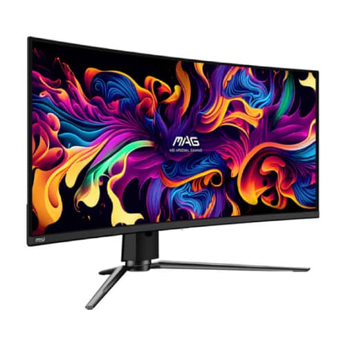 MSI MAG 341CQP QD-OLED | 34 Inch Curved 1440p UWQHD (2K) 175Hz OLED 0.03ms MAG