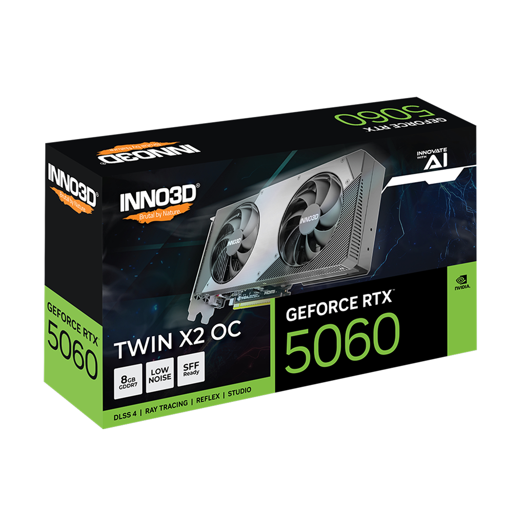 Buy Inno3D RTX 5060 Twin X2 OC 8GB GDDR7