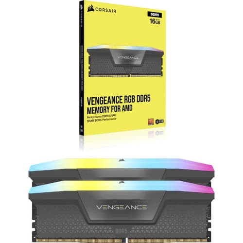 Corsair Vengeance RGB 32GB (16GBx2) DDR5 CL36 6000MHz (Grey) Corsair