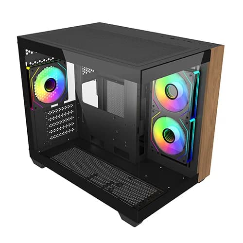 Cooler Master Elite 481 Wood ARGB (Black) Cooler