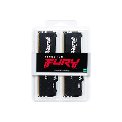 Kingston Fury Beast RGB 64GB (32GBx2) DDR5 CL30 6000MHz (Black) Kingston