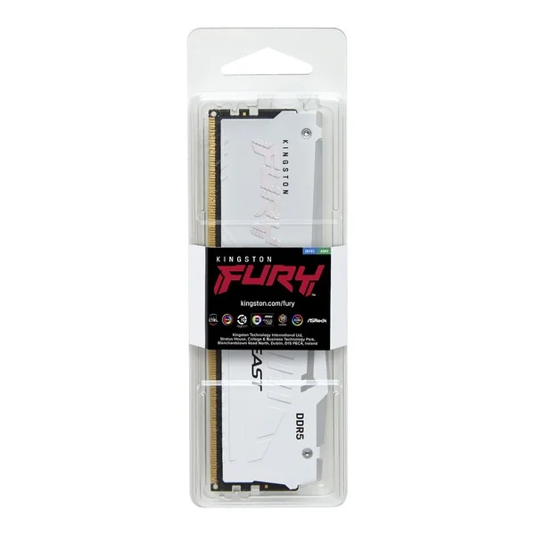 Buy Kingston Fury Beast RGB 32GB (32GBx1) DDR5 CL36 6000MHz (White)