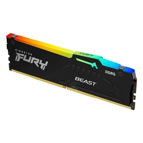Buy Kingston Fury Beast RGB 32GB (32GBx1) DDR5 CL36 6000MHz (Black)