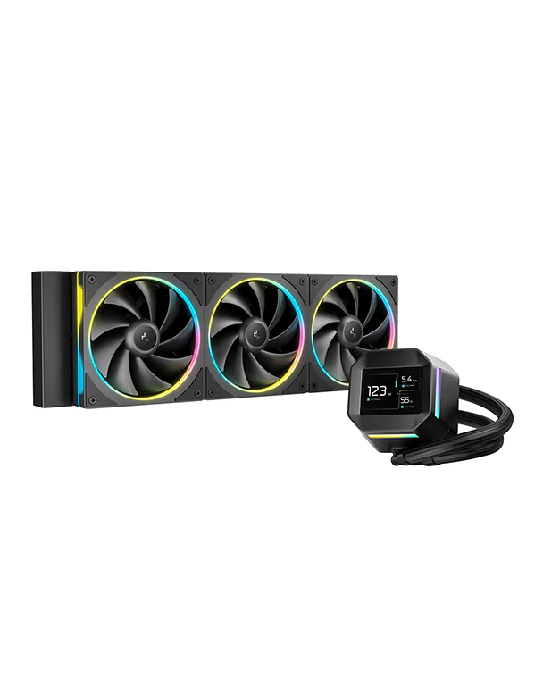 DeepCool LM360 ARGB with IPS LCD Display (Black)