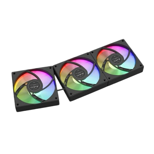 Gamdias CHIONE E4-360 ARGB with Display (Black) Gamdias