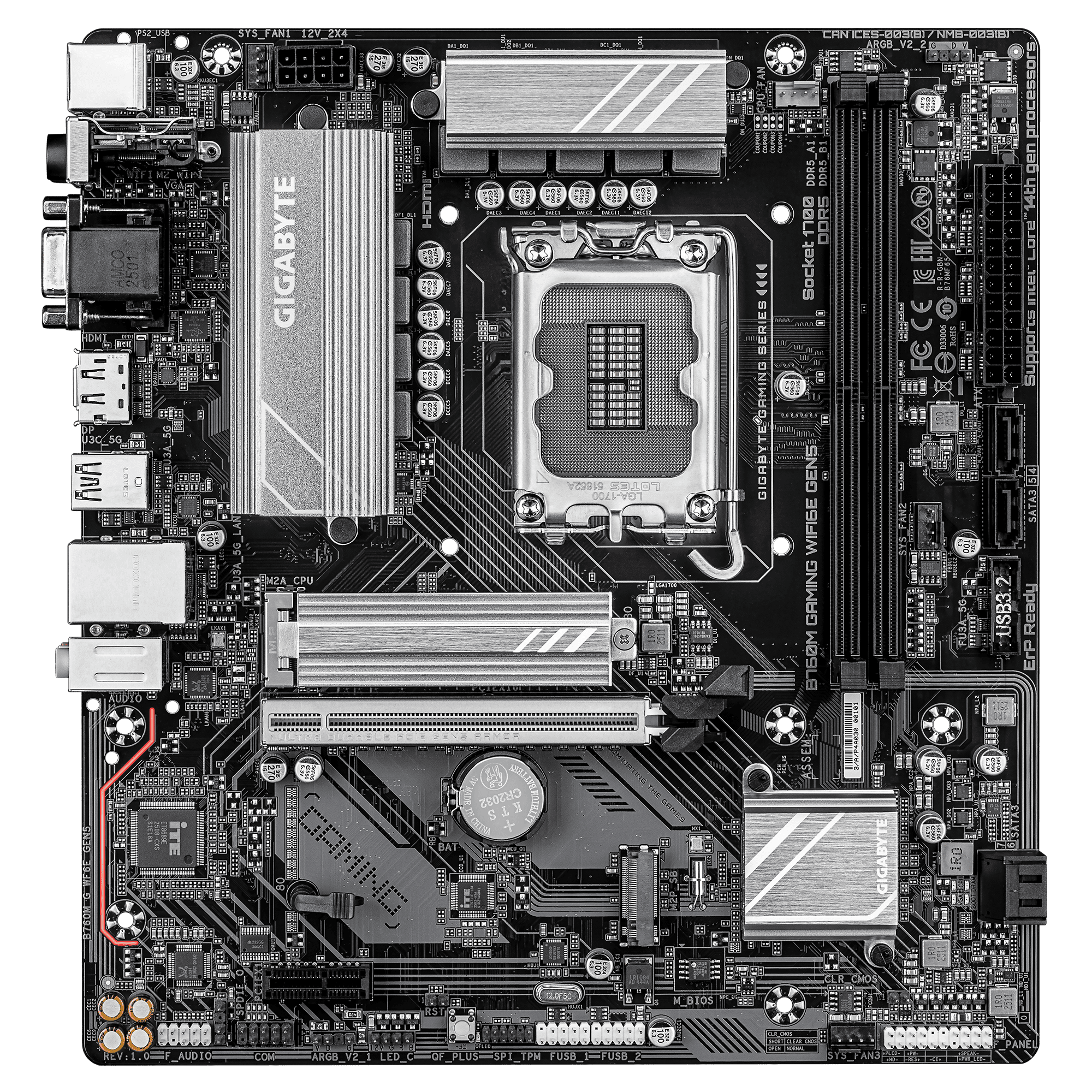 Gigabyte B760M Gaming WIFI6E GEN5 Gigabyte