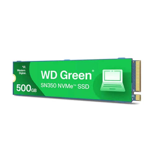 Western Digital Green SN350 500GB M.2 NVMe Gen3 2400MB/s Internal SSD Western