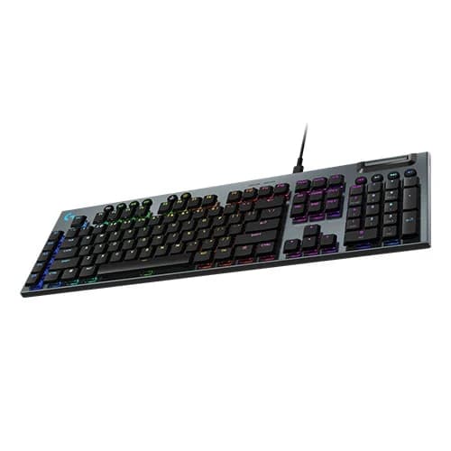 Logitech G915 X Wired Low-Profile Mechanical Gaming Keyboard (GL Switches) (Black) Logitech