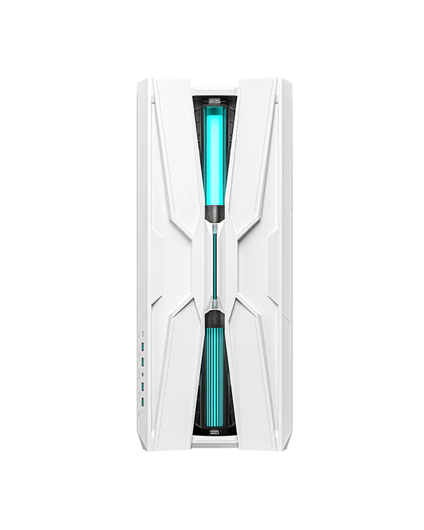 DeepCool Genome III Flagship Liquid Cooled Full Tower Case with Display (White) DeepCool