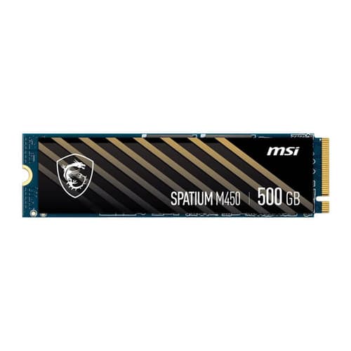 MSI Spatium M450 500GB M.2 NVMe Gen4 Internal SSD Spatium