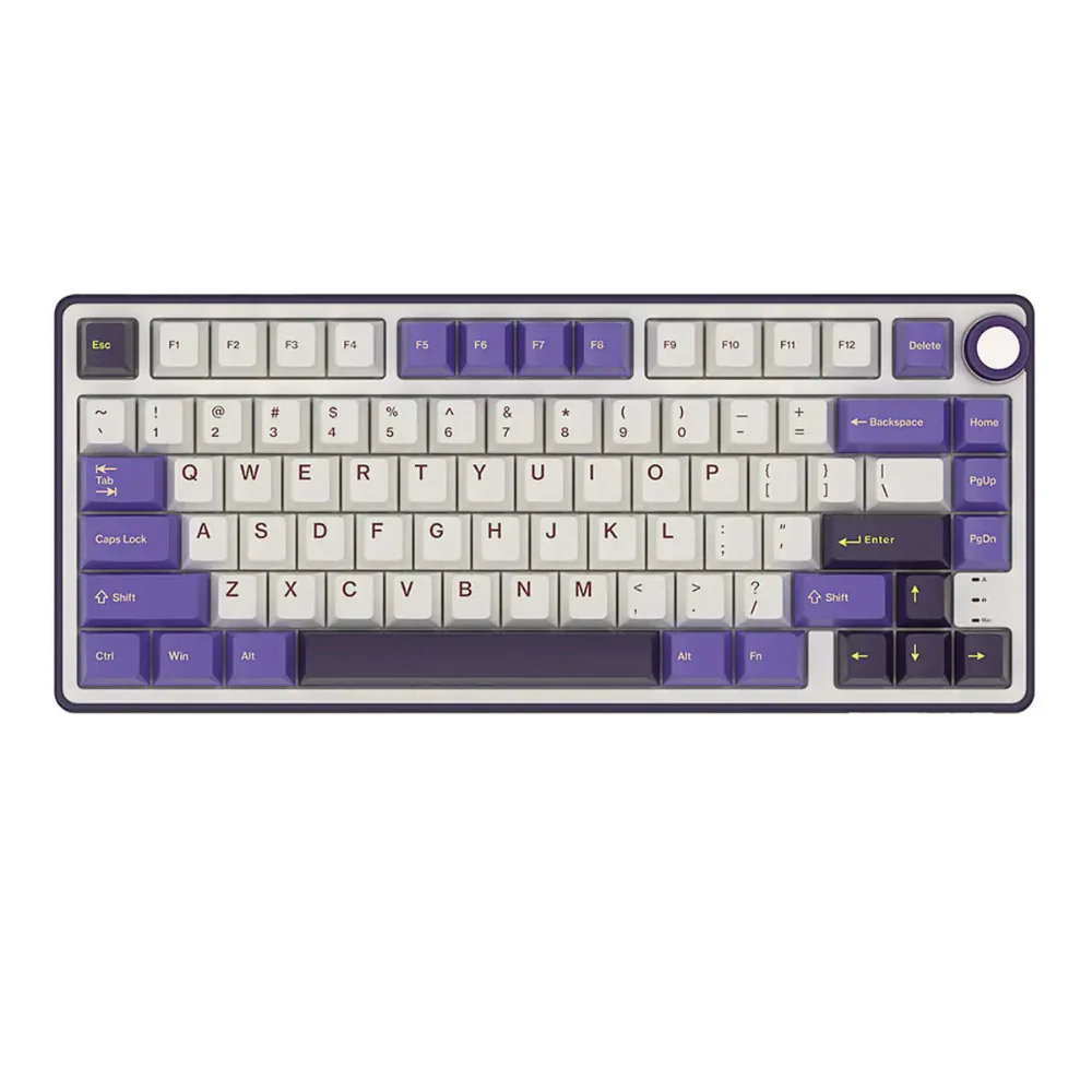 Royal Kludge R75 75% Wired Mechanical Gaming Keyboard (Brown Switches) (Blackberry Mousse) ROYAL