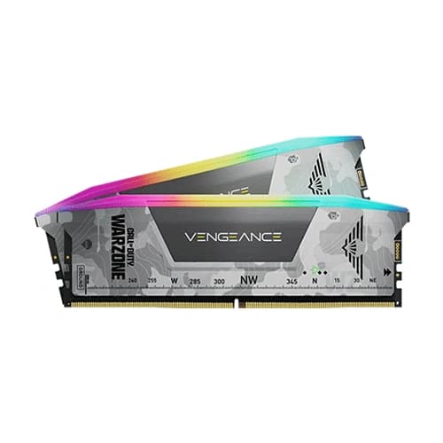 Buy Corsair Vengeance RGB 32GB (16GBx2) DDR5 CL30 6000MHz (Light Grey) (COD Warzone)