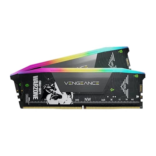 Corsair Vengeance RGB 32GB (16GBx2) DDR5 CL30 6000MHz (Grey) (COD Warzone) Vengeance