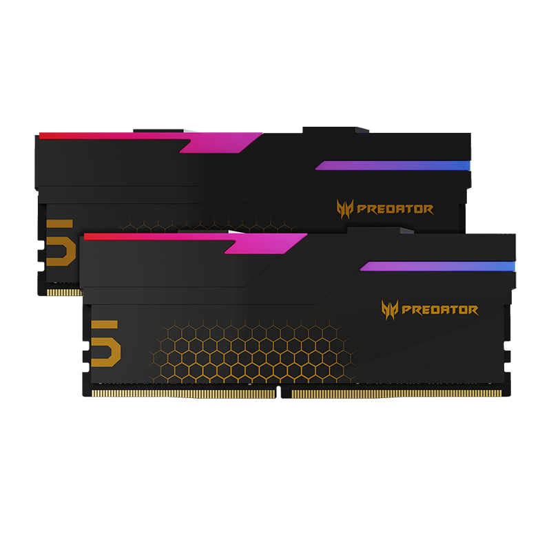 Acer Predator Hermes RGB 96GB (48 GB x 2) DDR5 CL28 Memory (Black)