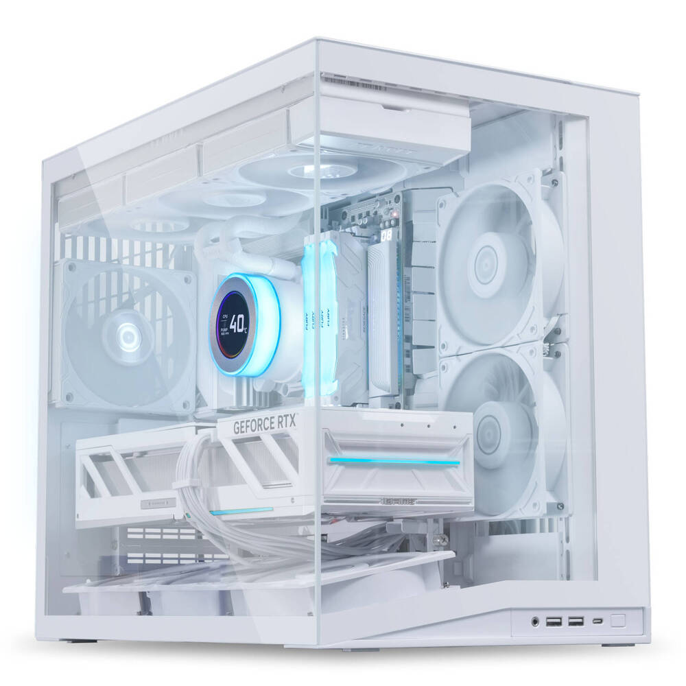 Lian Li O11 Dynamic Mini V2 Flow Cabinet (White) Lian