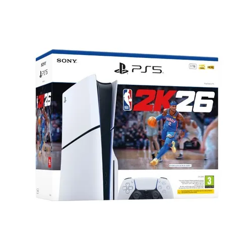 Sony PlayStation 5 Slim with NBA 2K26 Bundle Gaming Console | PS5 Disc Edition Sony