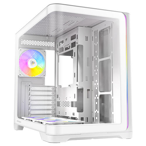 Antec C5 Curve ARGB with 4 Fans ATX Cabinet (White)-img(2)