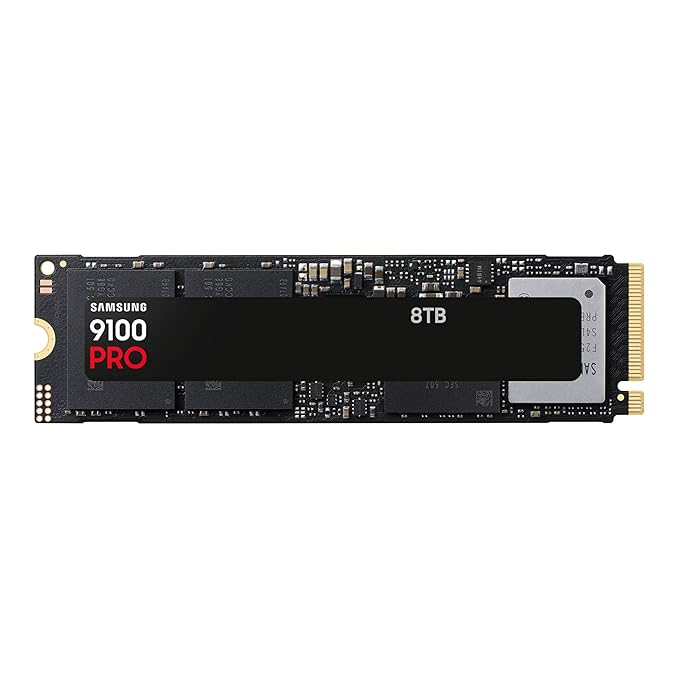 Samsung 9100 Pro 8TB M.2 NVMe Gen5 14800MB/s Internal SSD Samsung