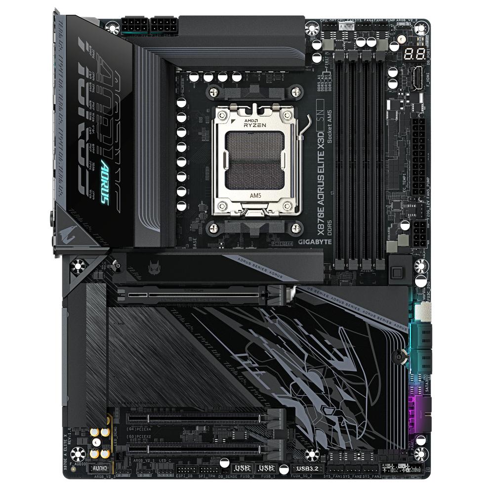 Gigabyte X870E Aorus Elite X3D Motherboard-img(2)
