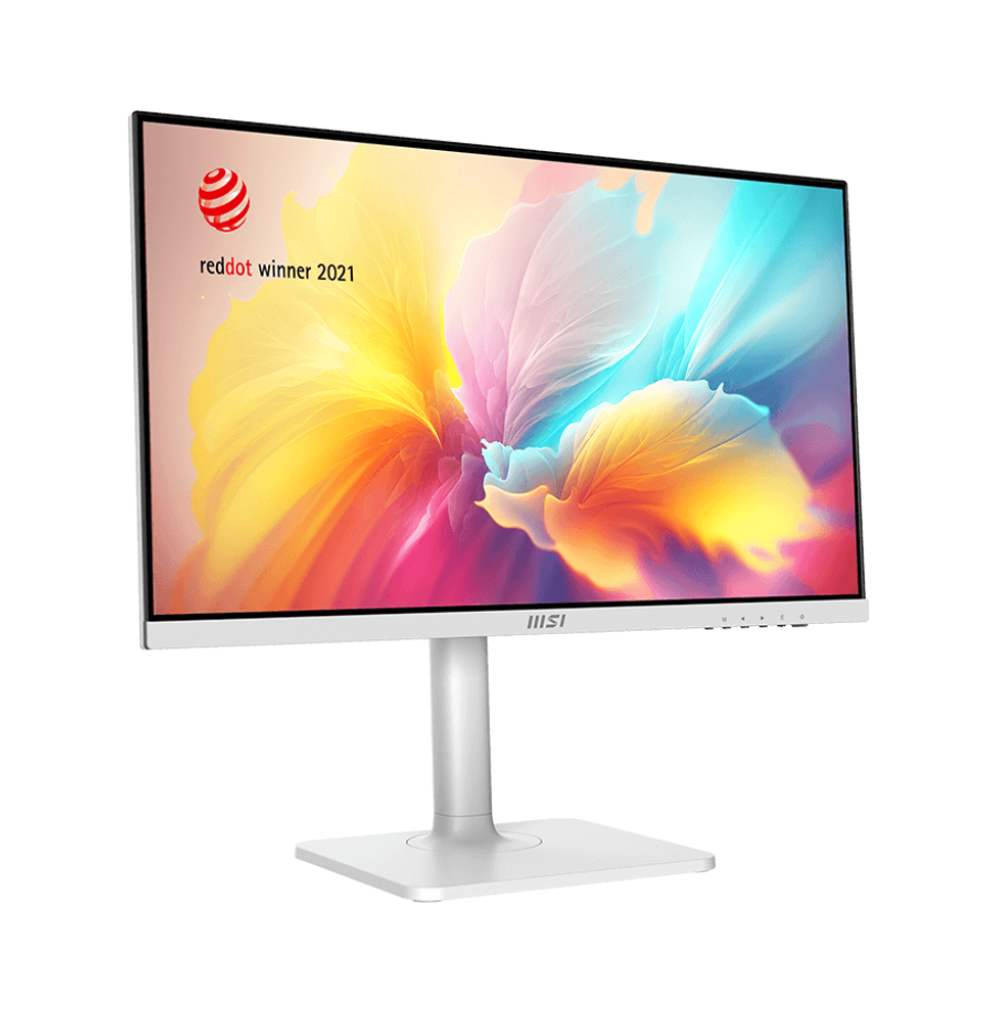 MSI Modern MD2412PW | 24 Inch 1080p FHD 100Hz IPS USB Type-C Adjustable Stand Monitor (White)-img(2)