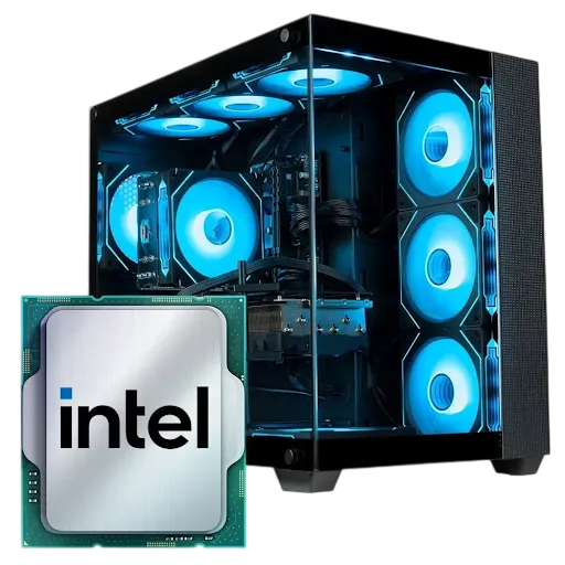INTEL GAMING PC With Dual RX 7600 OC