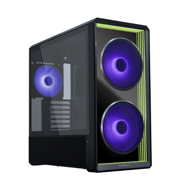 Lian Li Lancool 217 INF ARGB, E-ATX Mid-Tower Cabinet (Black)-img(2)