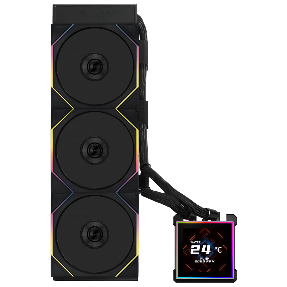 Lian Li Hydroshift II LCD-S 360TL ARGB Liquid Cooler with IPS LCD Display (Black)-img(2)