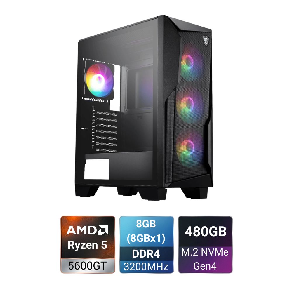 Kickstart 5600GT Shadow PC Build