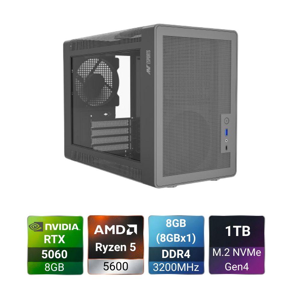 Nano Portable R5 5600 + RTX 5060 Pro PC Build