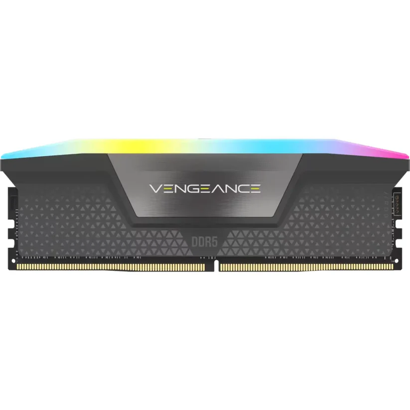 Corsair Vengeance RGB 16GB (16GBx1) DDR5 CL36 6000MHz RAM (Grey)