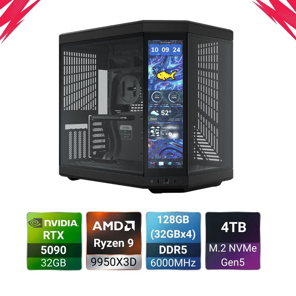 Infinity R9 9950X3D + RTX 5090 Titan Gaming PC Build