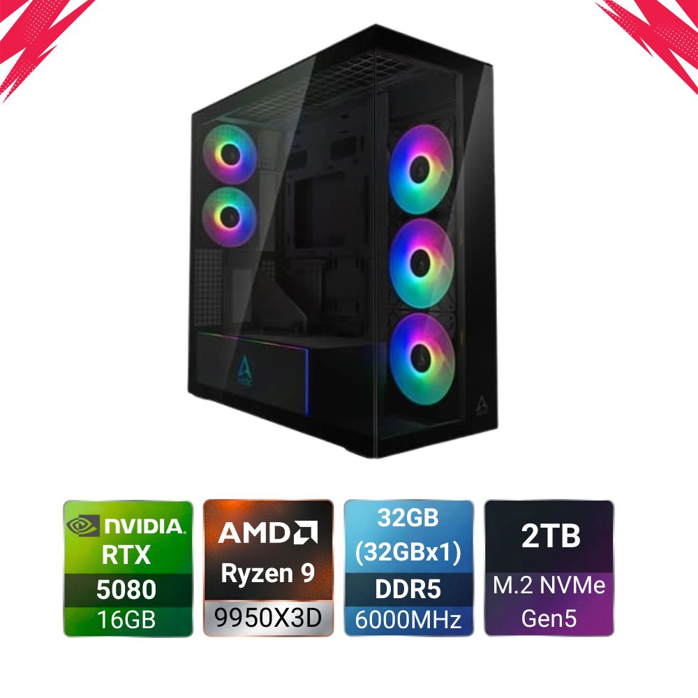 Hyperion R9 9950X3D + RTX 5080 Pro Gaming PC Build