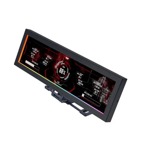 Lian Li 8.8 Inch Universal LCD Screen for PC (Black)-img(2)
