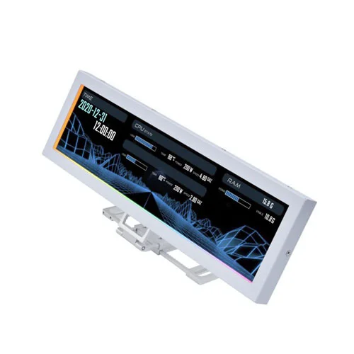Lian Li 8.8 Inch Universal LCD Screen for PC (White)