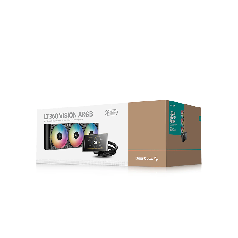 DeepCool LT360 Vision ARGB Liquid Cooler with 4.5 Inch LCD Display-img(2)