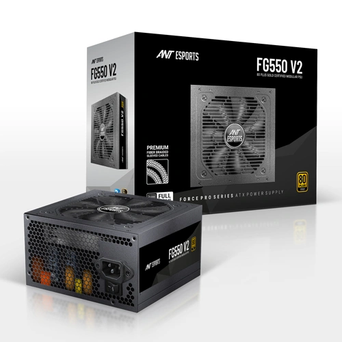 Ant Esports FG550 V2 550W 80 Plus Gold Full Modular Power Supply-img(2)