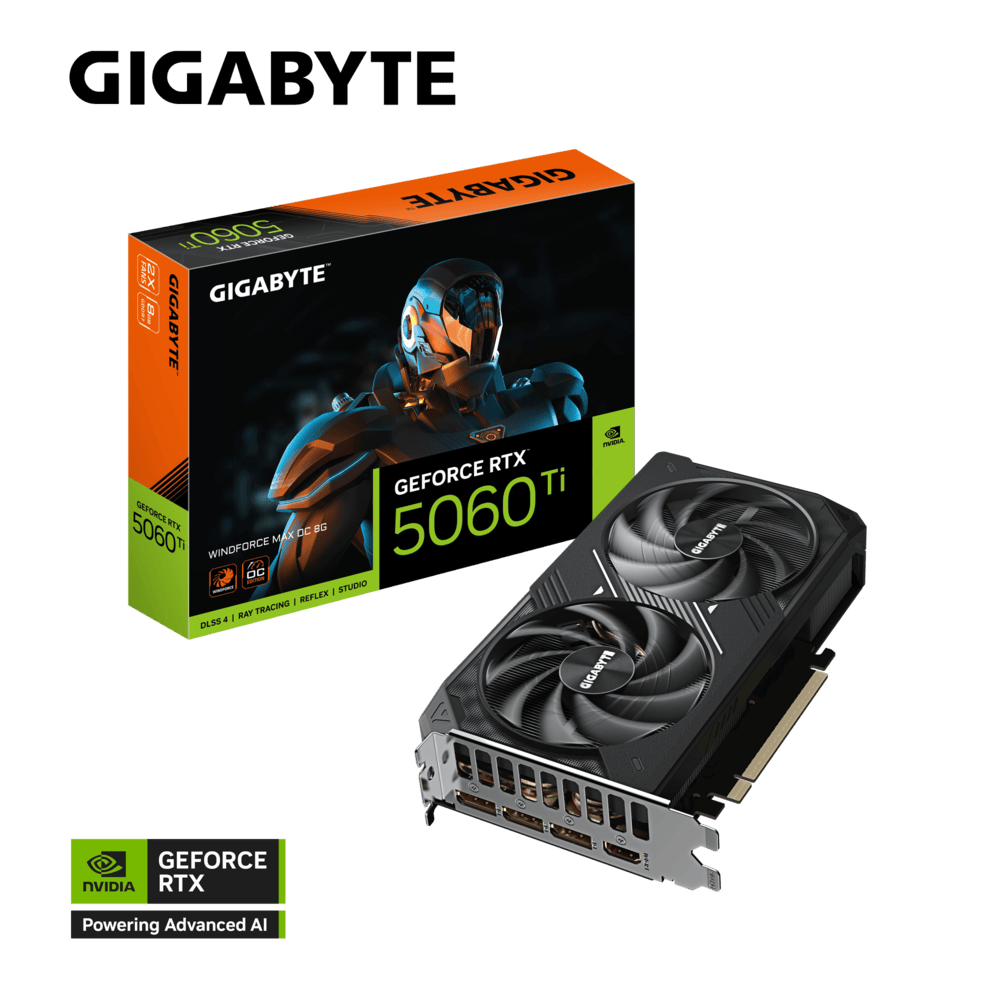 Gigabyte RTX 5060 Ti Windforce Max OC 8GB GDDR7 Graphics Card-img(2)