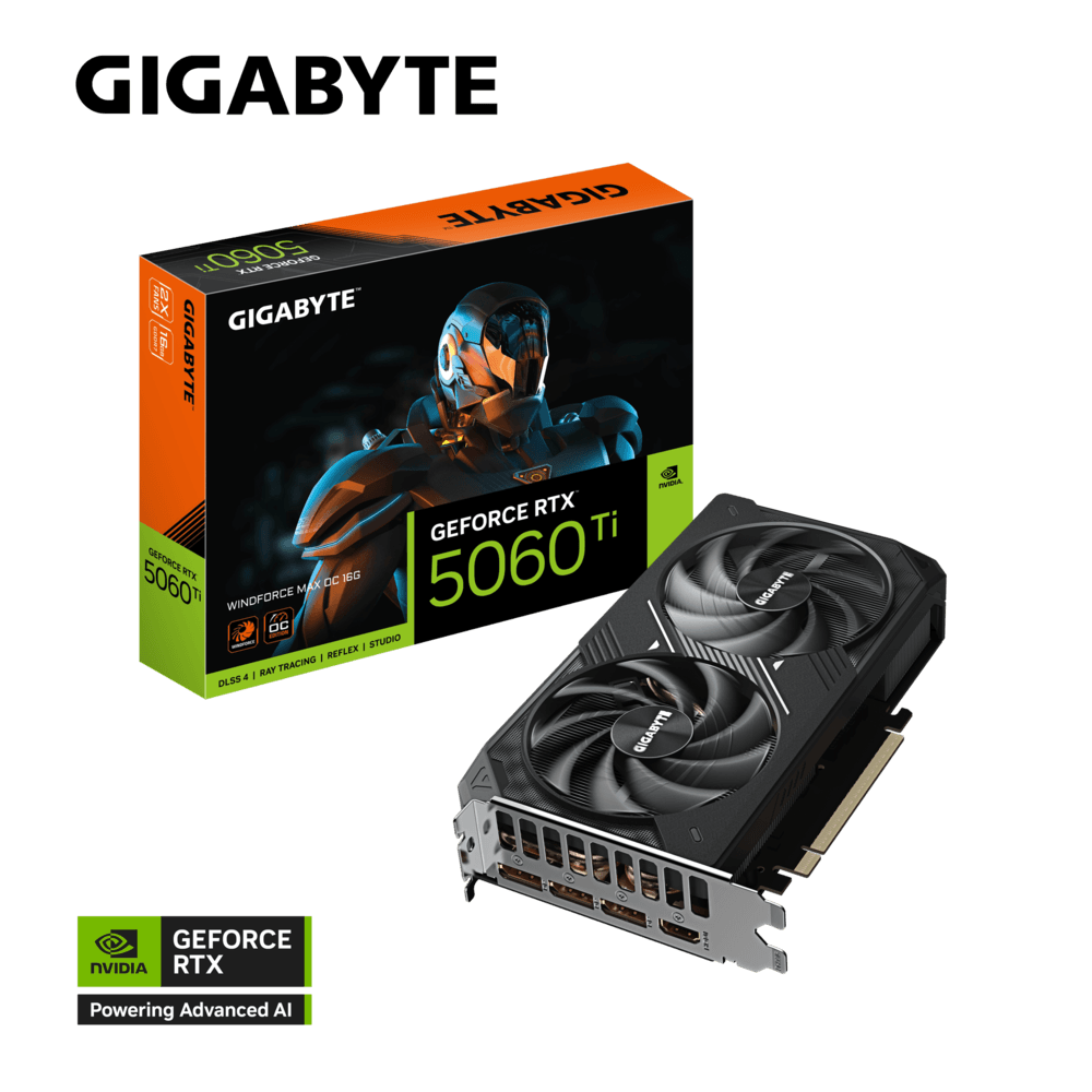 Gigabyte RTX 5060 Ti Windforce Max OC 16GB GDDR7 Graphics Card-img(2)