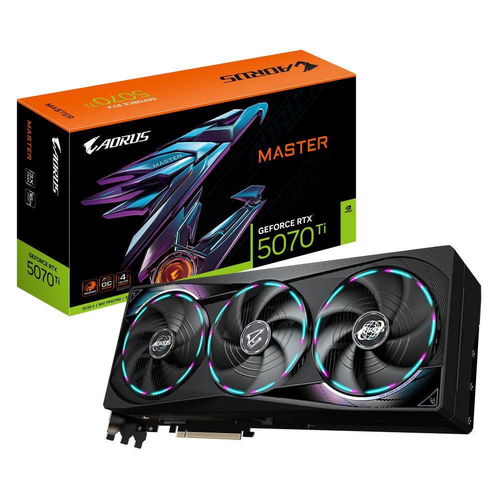 Gigabyte AORUS RTX 5070 Ti MASTER 16G GDDR7
