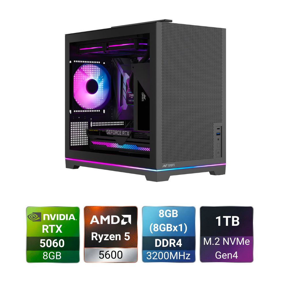 Nano Portable R5 5600 + RTX 5060 Pro PC Build